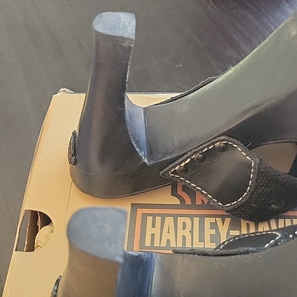 Harley-Davidson Ashley Sandals 8 Black Vintage